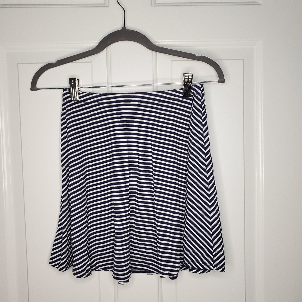 Striped Flare Skirt